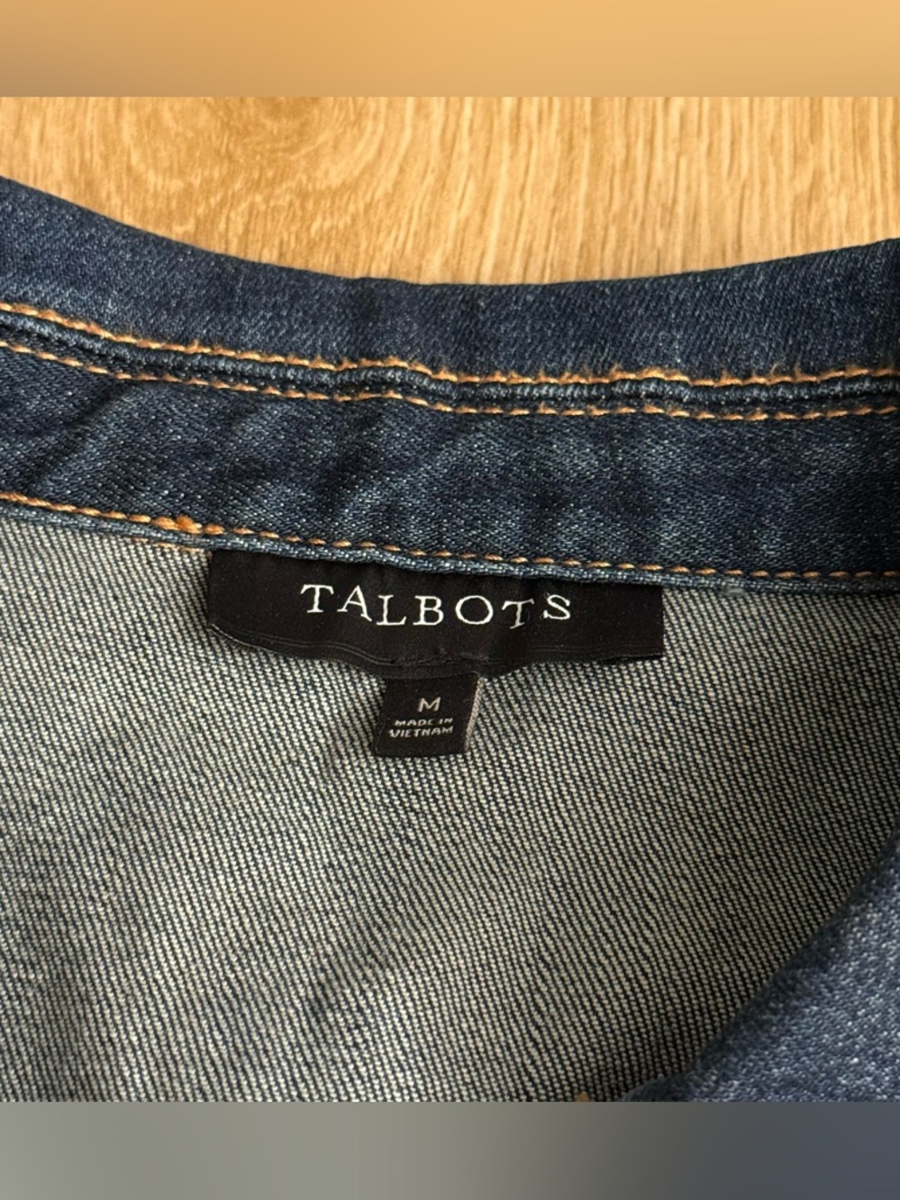 Talbots Blue Denim Jacket - Picture 3 of 4